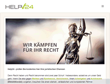 Tablet Screenshot of help24.de